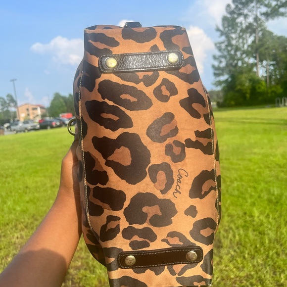 Leopard Print Coach Handbag - Picture 5 of 5